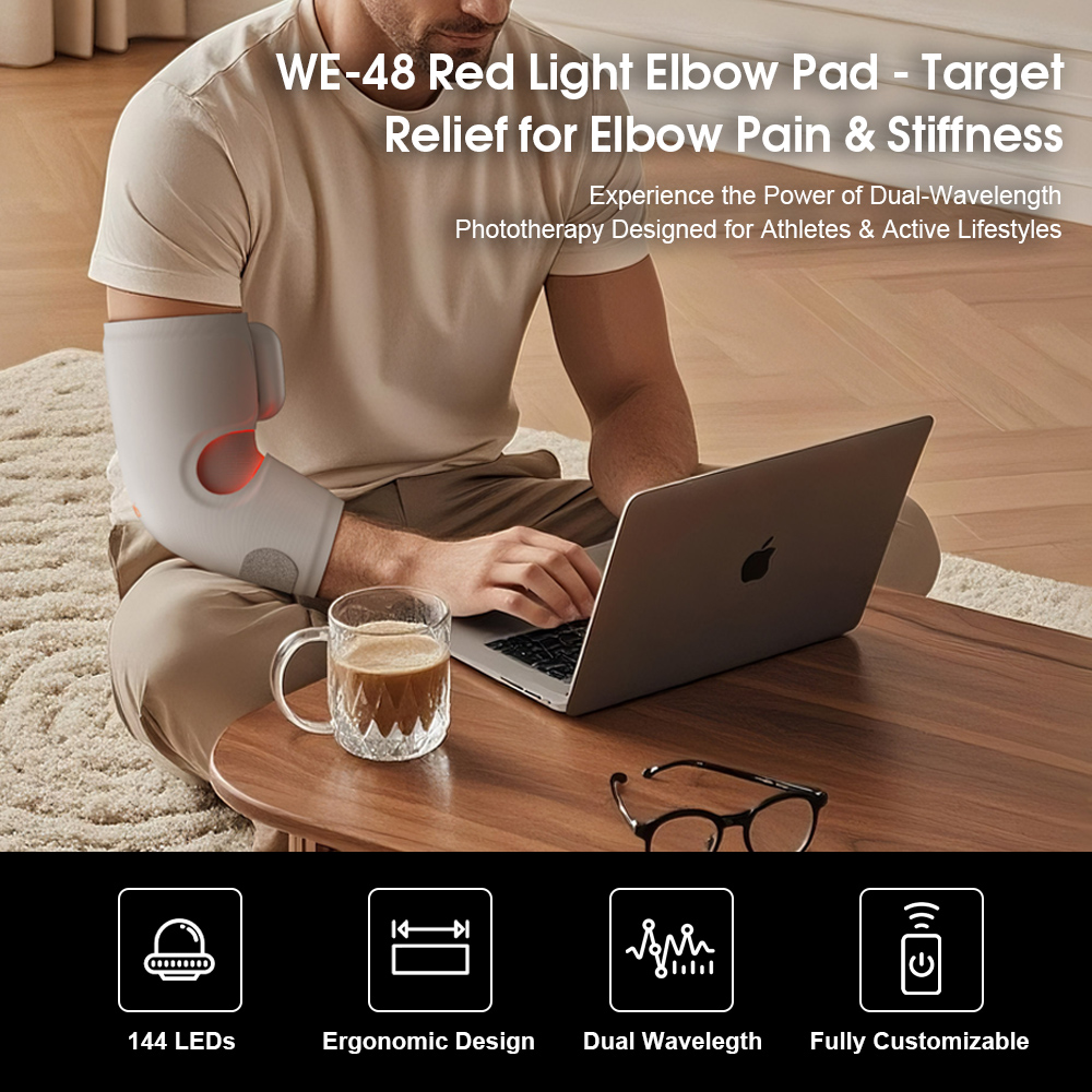 Неинвазивная маска для глаз с красным и ближним ИК-светом, 26 светодиодов для клинического использования