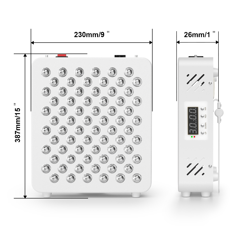 Светодиодная панель двойного спектра — общая мощность 3 000 Вт, крутящий момент 850 и 660 Нм, мощность салонного уровня для домашнего здоровья