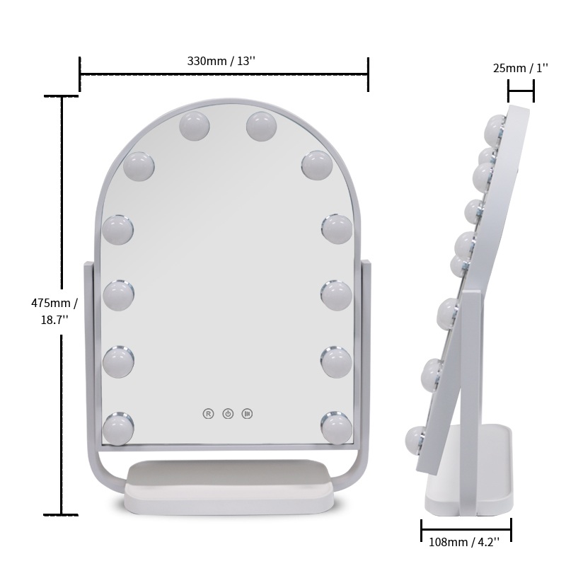 LM425 Tabletop Голливудский макияж зеркало