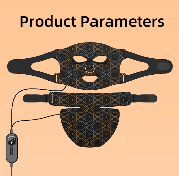 Профессиональная 3D-светодиодная маска для ухода за лицом и шеей с быстрой зарядкой