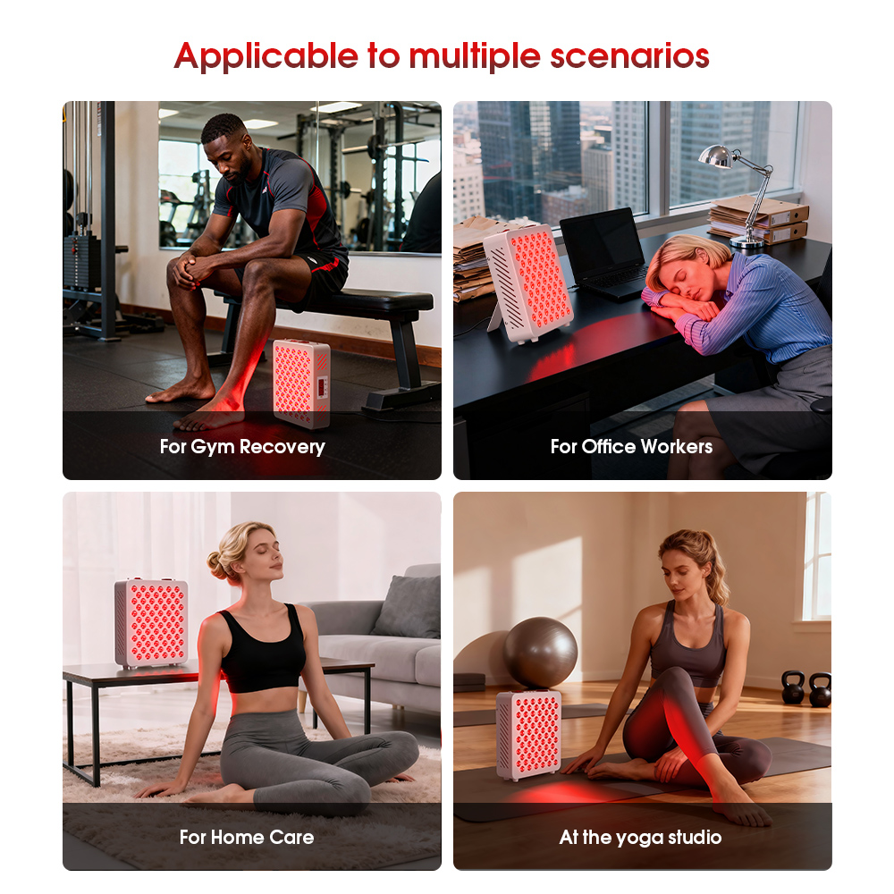 Светодиодная панель двойного спектра — общая мощность 3 000 Вт, крутящий момент 850 и 660 Нм, мощность салонного уровня для домашнего здоровья