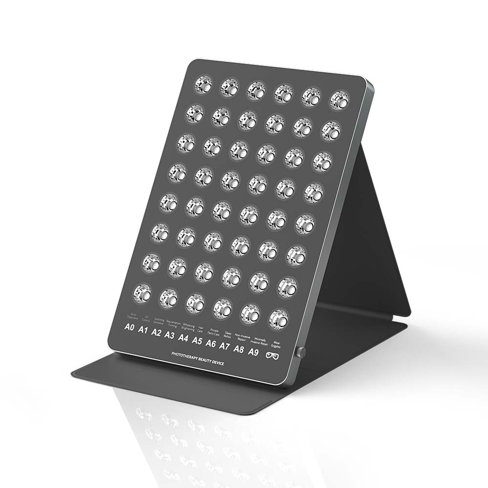 IPanel-48 4-волновая светодиодная панель для фототерапии для лица | Ультратонкое профессиональное устройство для ухода за кожей со 192 чипами для домашнего использования