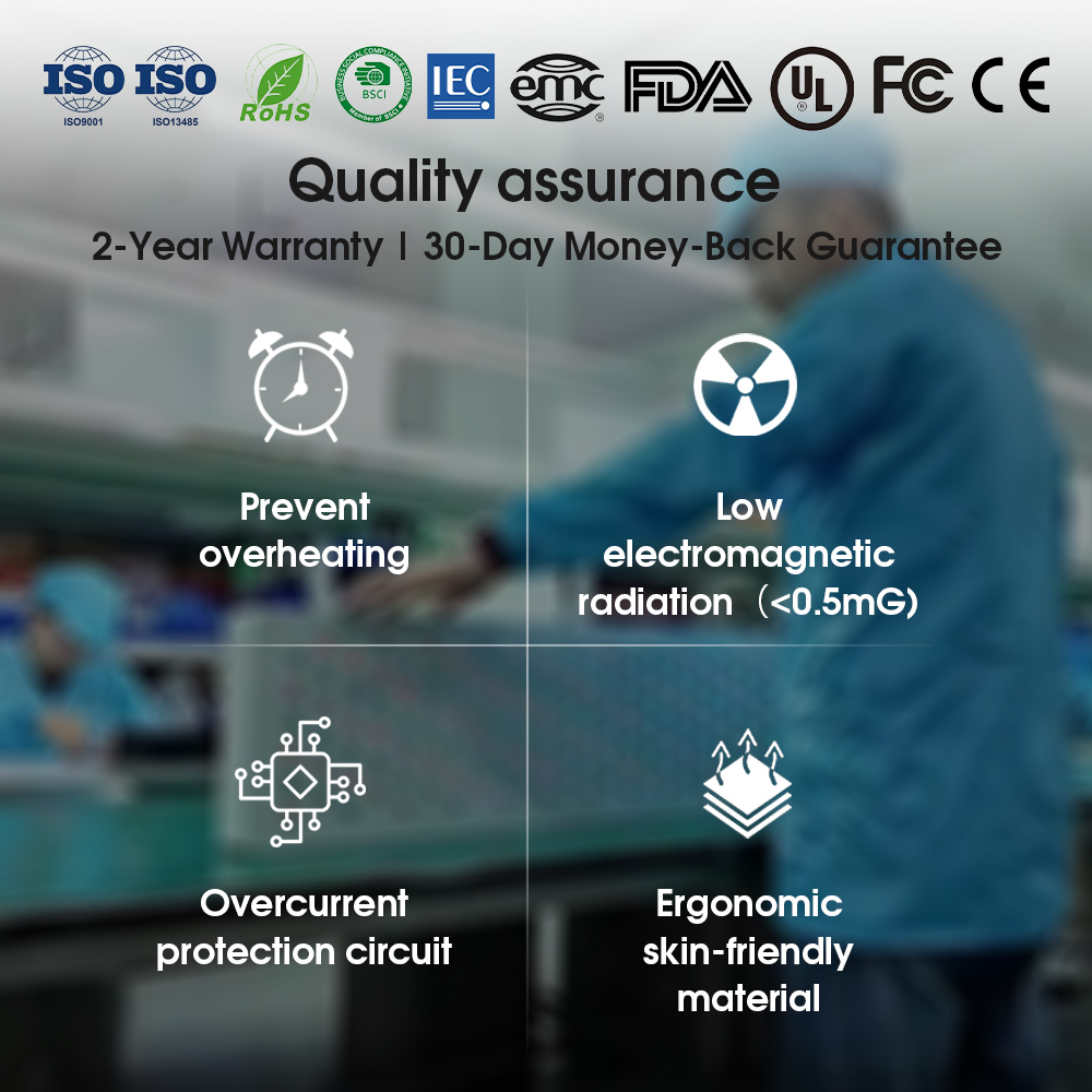 Шаль для терапии красного света, 660 нм, 850 нм, двойная длина волны для облегчения мышечной боли и домашнего использования