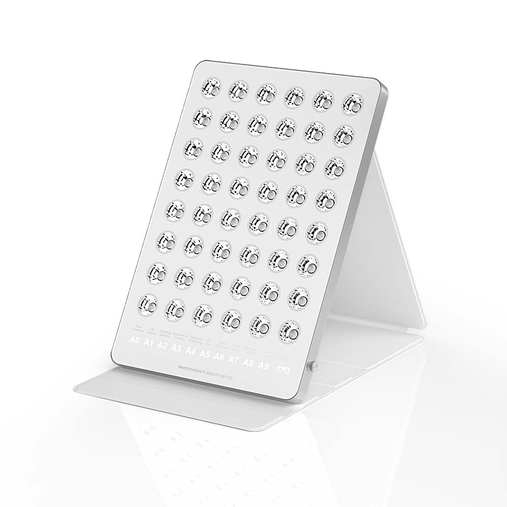 IPanel-48 4-волновая светодиодная панель для фототерапии для лица | Ультратонкое профессиональное устройство для ухода за кожей со 192 чипами для домашнего использования