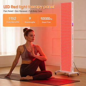 9-диапазонная светодиодная панель с сенсорным управлением — 3 000 Вт, 480–1 060 Нм, полный спектр, сенсорный экран, пользовательские настройки для дома и салона красоты